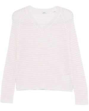Aspesi V-Neck Knitwear - White