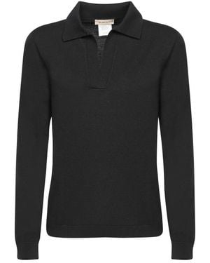 Blanca Vita V-Neck Knitwear - Zwart
