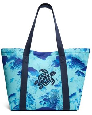 Vilebrequin Tassen ,Blauw ,Katoen Neoprene Strandtas Coral Reef