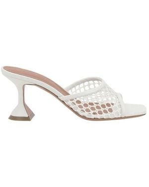 AMINA MUADDI Lupita Perforierte Sandalen - Weiß