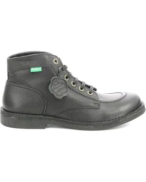 Kickers Lace-Up Boots - Gris