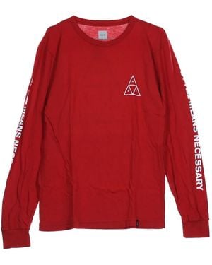 Huf Long Sleeve Tops - Red