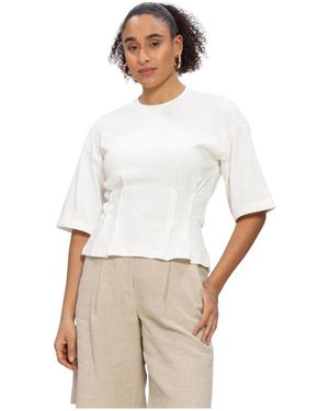 Minus Overhemden ,Wit ,Katoen Msjuniana Gotst-Shirt