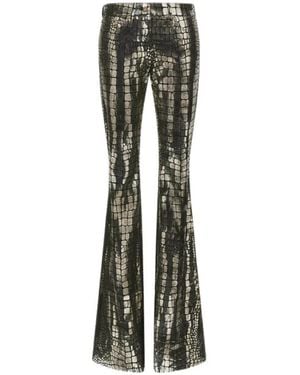 Roberto Cavalli Wide Trousers - Black