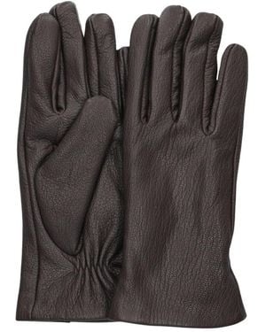 Notre-v Braune Elegante Handschuhe Für Damen - Schwarz