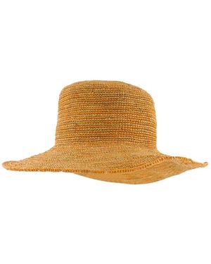 Sensi Studio Hoed Met Buigbare Draadrand - Bruin