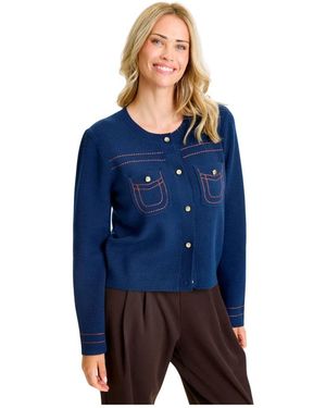 iN FRONT Cardigans - Azul