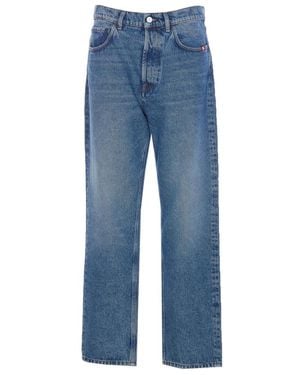 AMISH Jeans ,Blauw ,Denim Denim Jeans Voor Mannen