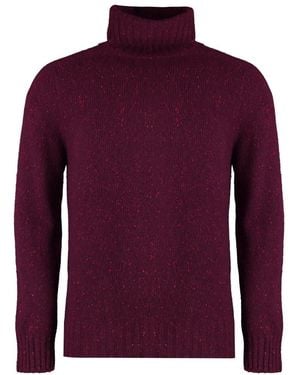 Malo Cashmere Knitwear - Purple
