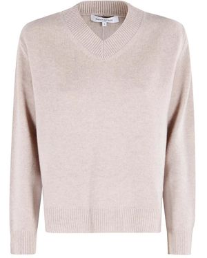 Maison Kitsuné V-Neck Knitwear - Roze