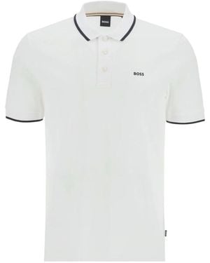 BOSS Polo Shirts - Blanco