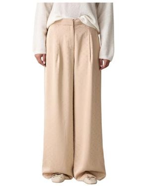 Scotch & Soda Wide Trousers - Neutre