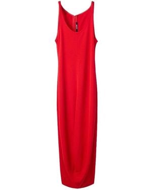 Jacquemus Kleedjes ,Rood ,Leer La Robe Regata