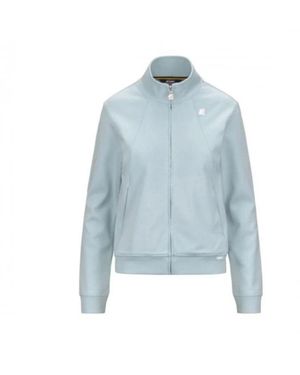 K-Way Athleisure Zip-Up Sweater Voor Vrouwen - Blauw