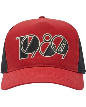1989 STUDIO Baseballkappe Mit Gesticktem Logo - Rot