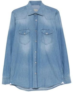 Sartorio Napoli Denim Shirts - Blue