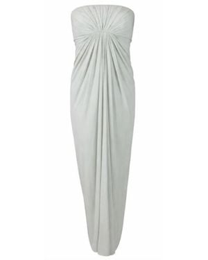 Alberta Ferretti Maxi Jurken - Grijs