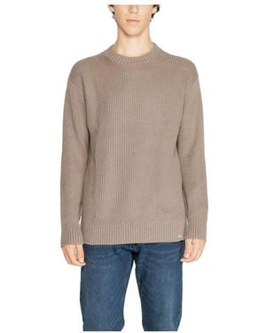 Calvin Klein Round-Neck Knitwear - Natural