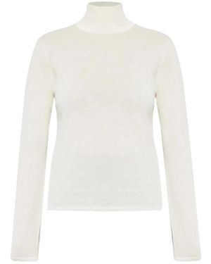 Max Mara Long Sleeve Tops - Blanc