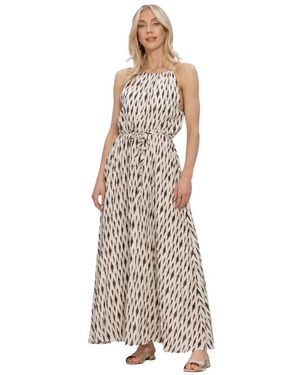 Nukus Monique Dress Print - Naturel