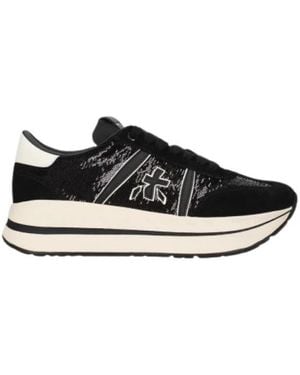 Premiata Schoenen ,Zwart ,Leer Bethcoin 8504