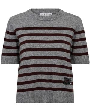 Haute L'Amitié Round-Neck Knitwear - Black