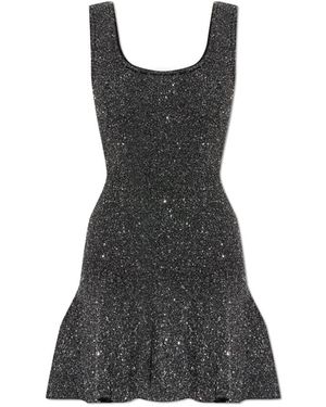 LoveShackFancy Kleedjes ,Grijs ,Leer Sarajane Dress - Zwart