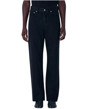 Jacquemus Jeans ,Zwart ,Denim Le De-Nimes Droit Jeans - Blauw