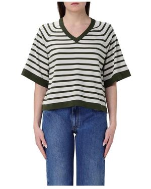 K-Way V-Neck Knitwear - Black