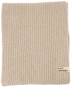 A.P.C. Winter Scarves - Natural