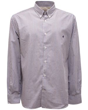 Brooksfield Casual Shirts - Purple