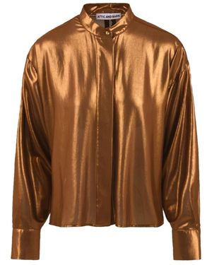 Attic And Barn Shirts - Marrone