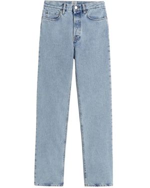 TOTEME Klassische Gerade Geschnittene Jeans, Volle Länge - Blau