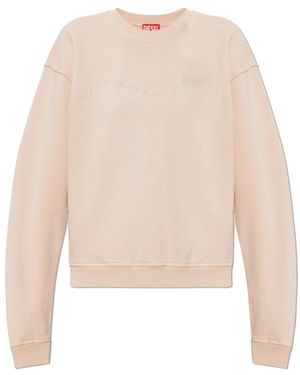DIESEL F-Crew Sweatshirt - Naturel