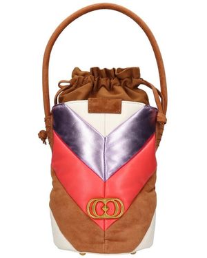 La Carrie Bucket Bags - Rouge
