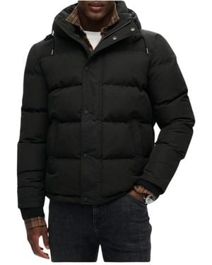 Superdry Winter Jackets - Black