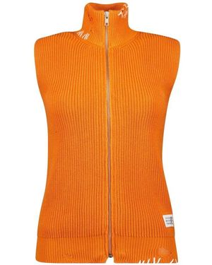 MM6 by Maison Martin Margiela Cardigans - Orange