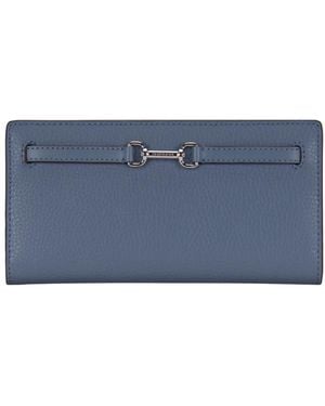 Michael Kors Snap Bifold Portemonnee - Blauw