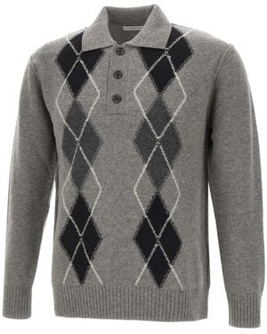 Paolo Pecora Round-Neck Knitwear - Grey