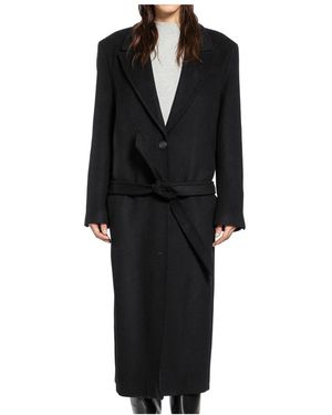 The Attico Belted Coats - Negro