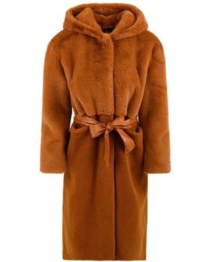 Bomboogie Belted Coats - Bruin