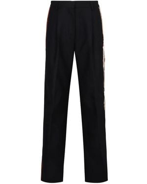 Dries Van Noten Straight Trousers - Black
