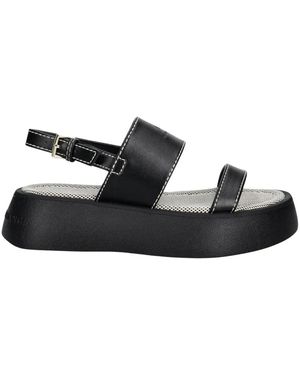 ARMANI EXCHANGE Flat Sandals - Nero