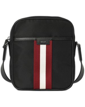 Bally Canvas Messenger Tas - Zwart