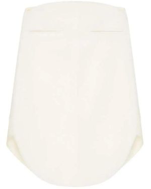 Courreges Rokken ,Wit ,Wol Circle Heritage Skirt