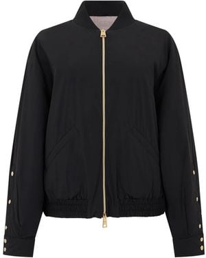 Herno Bomberjack Met Rits - Zwart
