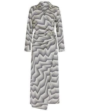 Marella Maxi Jurken - Grijs