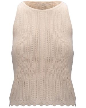 Nenette Sleeveless Tops - Natural