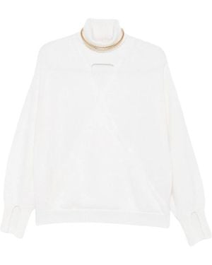 SIMONA CORSELLINI Turtlenecks - Blanco