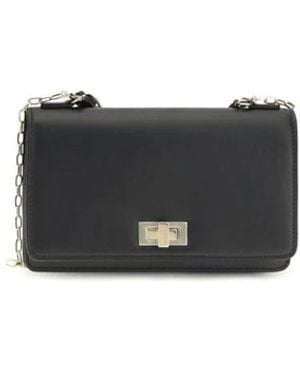Fendi Peekaboo Wallet On Chain - Zwart